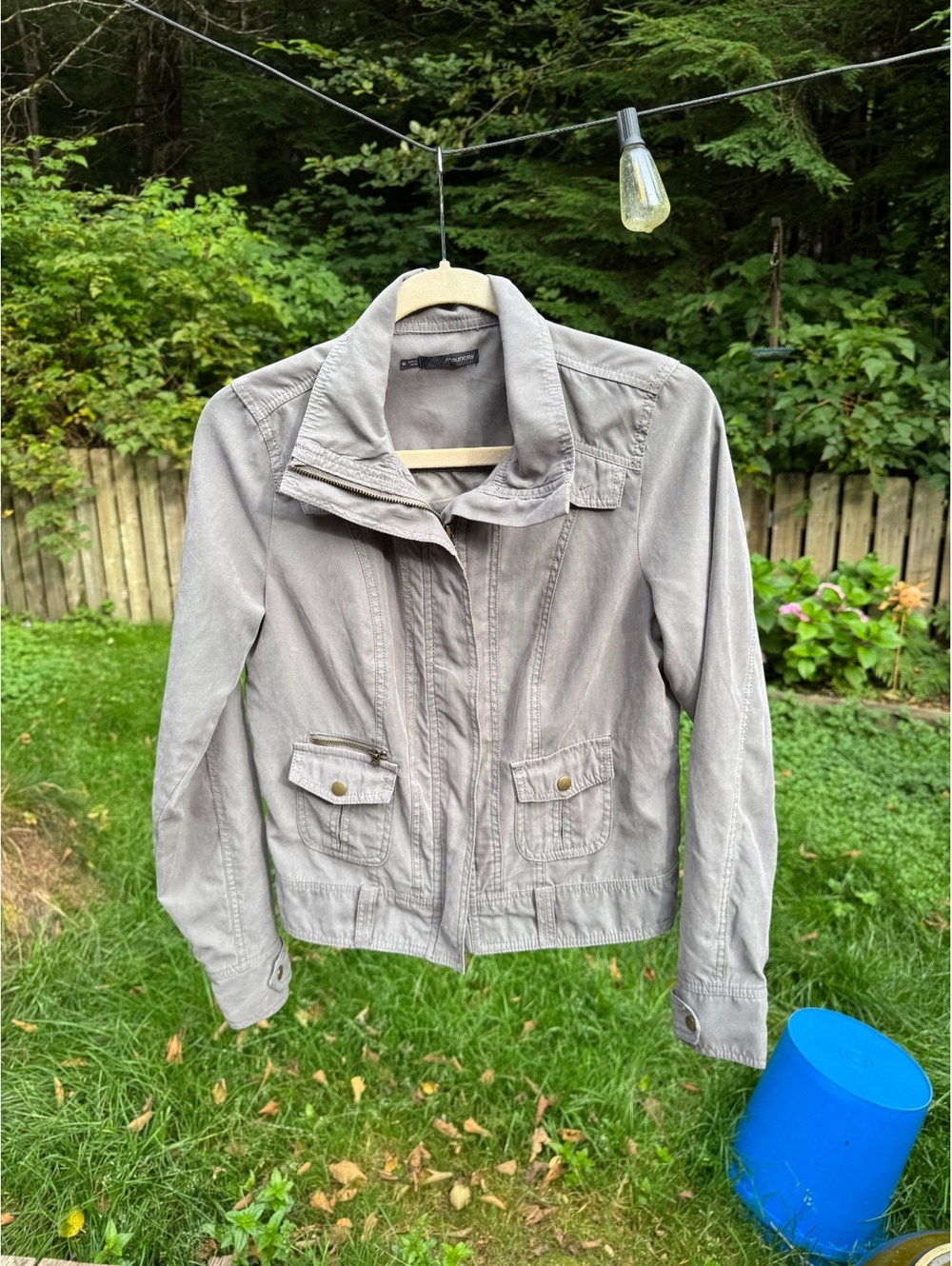 Maurices Women's Olive Lightweight Casual Jacket Medium